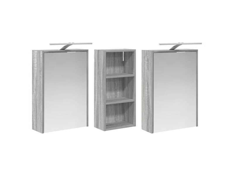  Ensemble de meubles de salle de bain 3 pcs 116x16x62.5 cm shl9059  - Conforama E