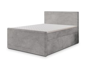 Lit avec rangement 180x200 cm <strong>MASSENO</strong> <strong></strong> coloris gris