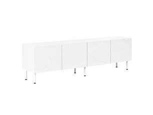 Meuble tv coloris blanc 170 cm