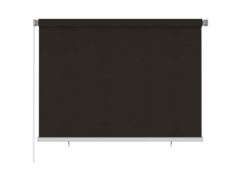  Store enrouleur, store roulant d'extérieur 205 (l) x 140 (h) cm marron hdpe cf47377  - Conforama B