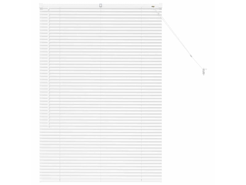  Store vénitien, store de fenêtre blanc 130 x 85 cm 25 mm aluminium cf47719  - Conforama A