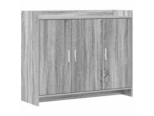 Buffet - bahut - meuble de rangement sonoma gris 98,5 x 33 x 80 cm bois d'ingénierie