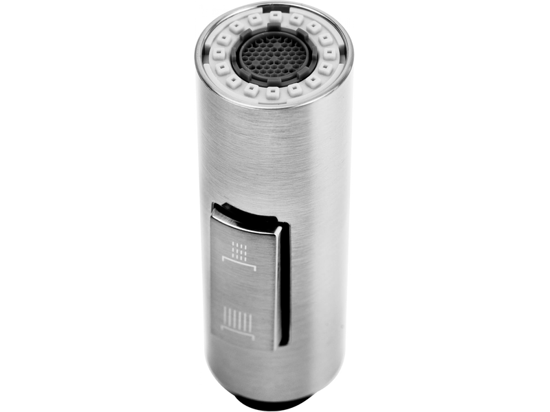  Tête de rechange pour robinet de cuisine - compatible avec les douches extractibles - argentée, 1 pièce  - Conforama D