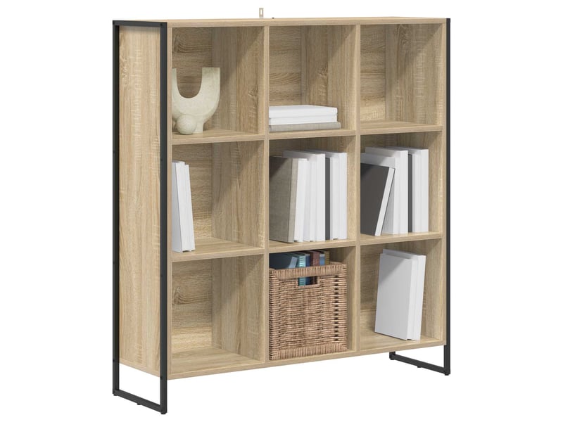  Bibliothèque, armoire à livres 99,5 x 30 x 108 cm bois d'ingénierie sonoma  - Conforama C