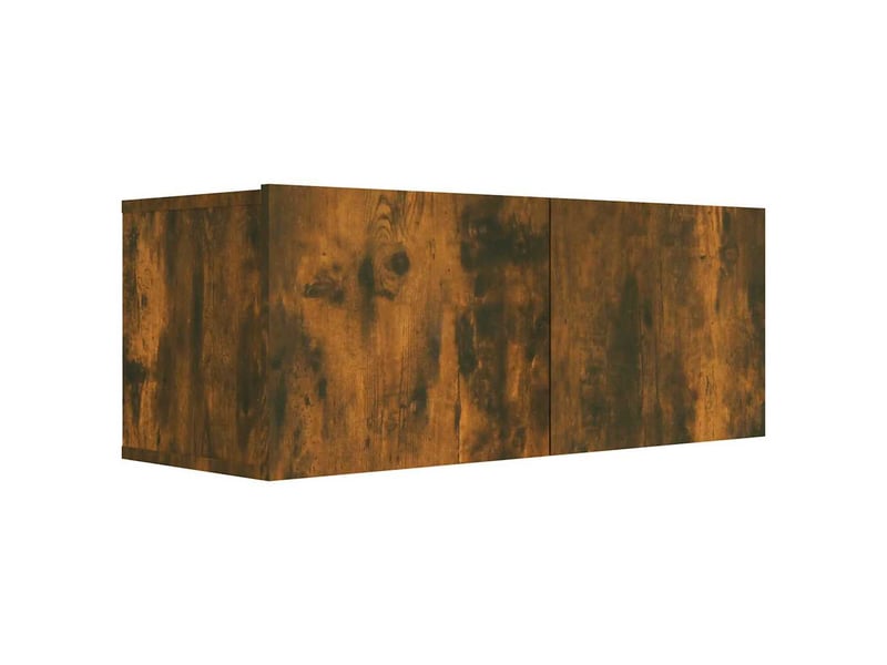  Ensemble de meubles tv 6 pcs chêne fumé bois d'ingénierie shl12370  - Conforama E