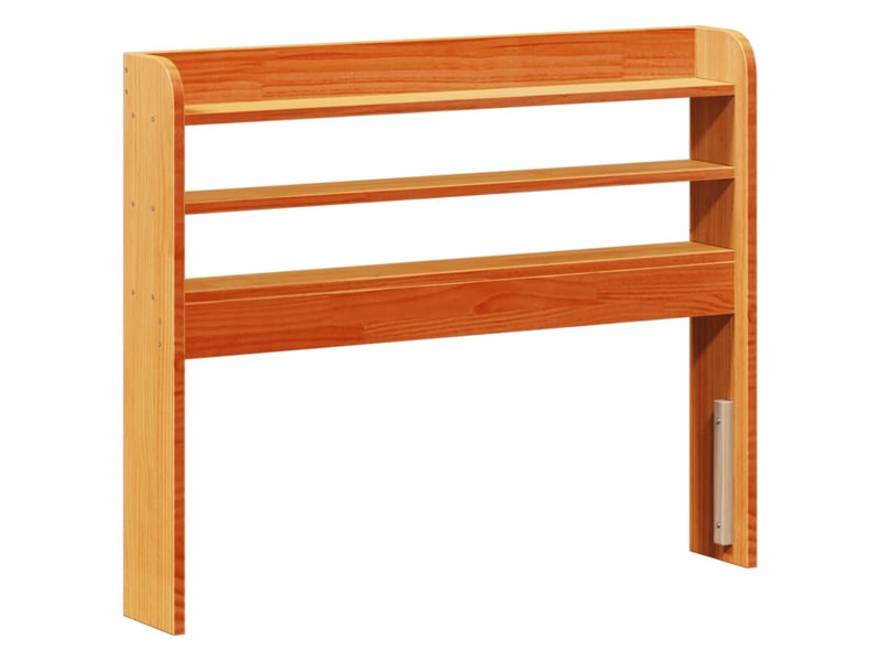  Lit simple- lit adulte -  cadre de lit et tête de lit sans matelas  marron 100x200 cm  - Conforama C