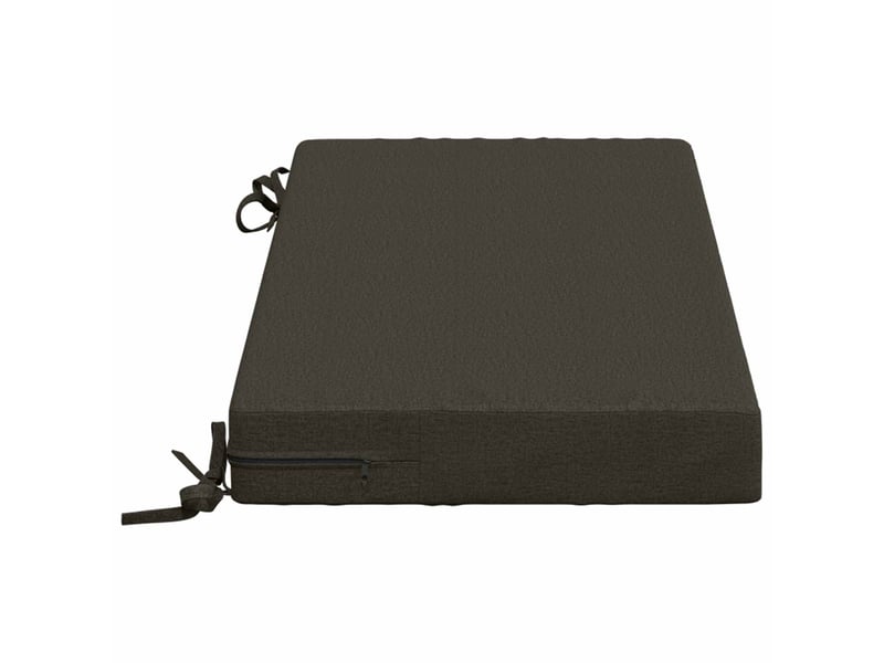  Coussin de banc, coussin d'assise, coussin de canapé soest 100 % polyester anthracite 60 x 40 x 8 cm cf52988  - Conforama D