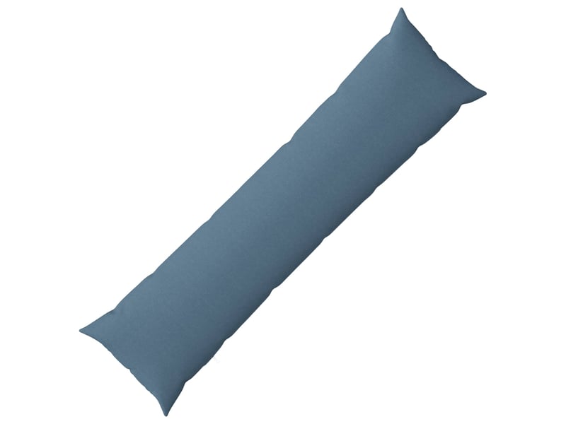  Coussin avec oreiller, coussin décoratifs heerlen bleu denim 40 x 145 cm tissu cf50959  - Conforama B