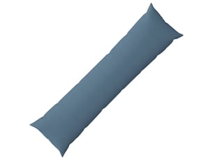 Coussin avec oreiller, coussin décoratifs heerlen bleu denim 40 x 145 cm tissu cf50959