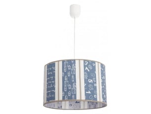 Suspension enfant fabrilamp retal bleu ciel 1xe27 hauteur réglable 38-100 cm ø30 cm