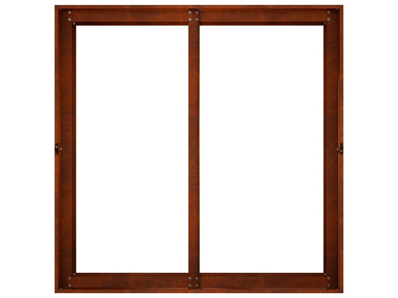  Jardinière - cache-pot de jardin rouillé 80 x 80 x 60 cm acier patiné  - Conforama E