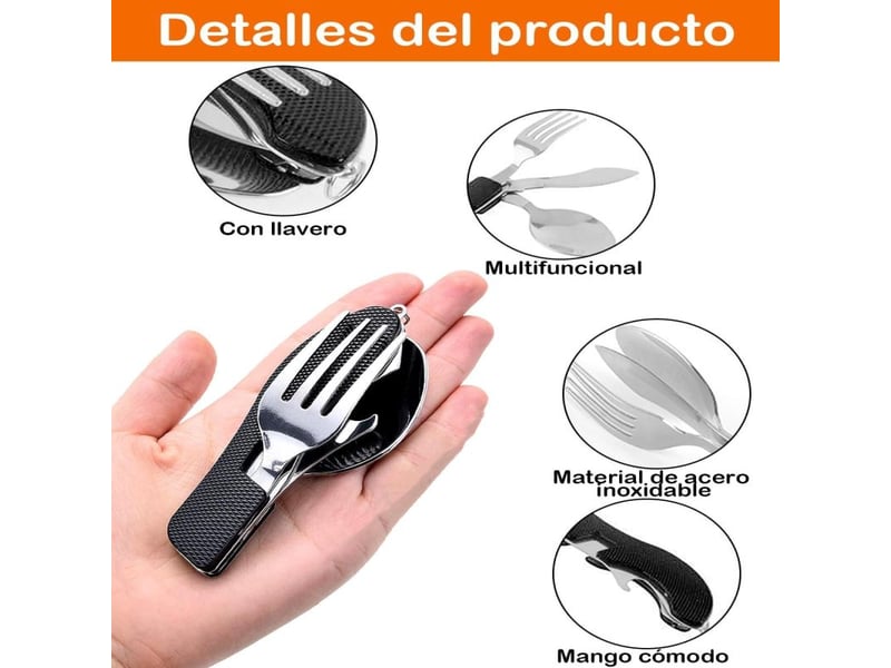  Mini ensemble de vaisselle pliable et amovible pour la randonnée et l'alpinisme, noir et vert (lot de 2)  - Conforama D