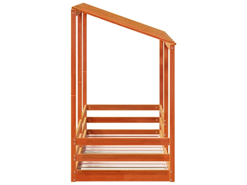 Lit pour enfants - lit jeune sans matelas  marron 90x190 cm pin massif  - Conforama E