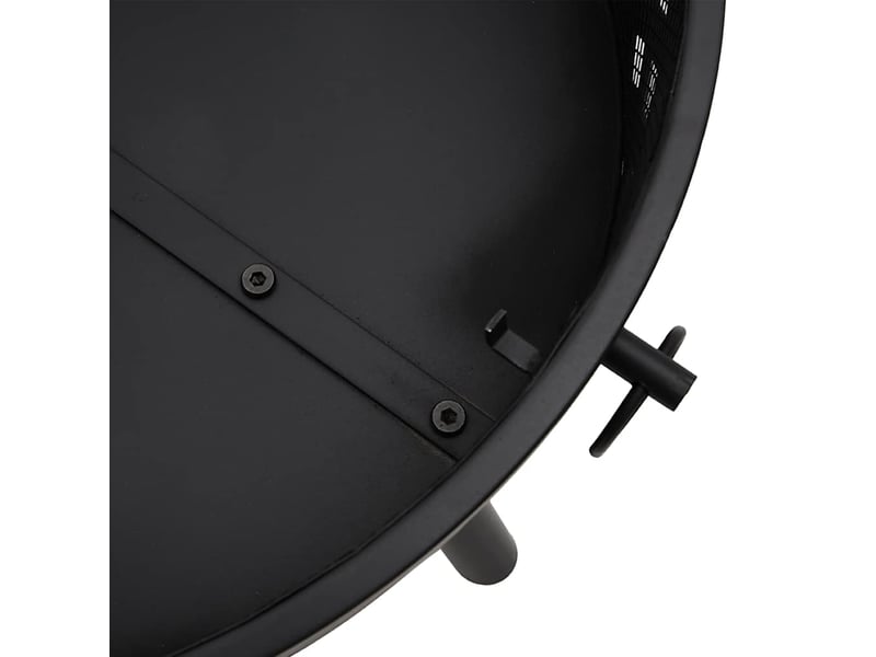 Brasero exterieur, foyer camping avec tisonnier 58 cm xxl acier - Conforama E