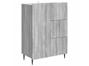 Buffet - bahut - meuble de rangement sonoma gris 66 x 34,5 x 91,5 cm bois d'ingénierie