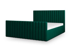 Lit coffre 120x200cm <strong>MASSENO</strong>  <strong></strong> coloris vert