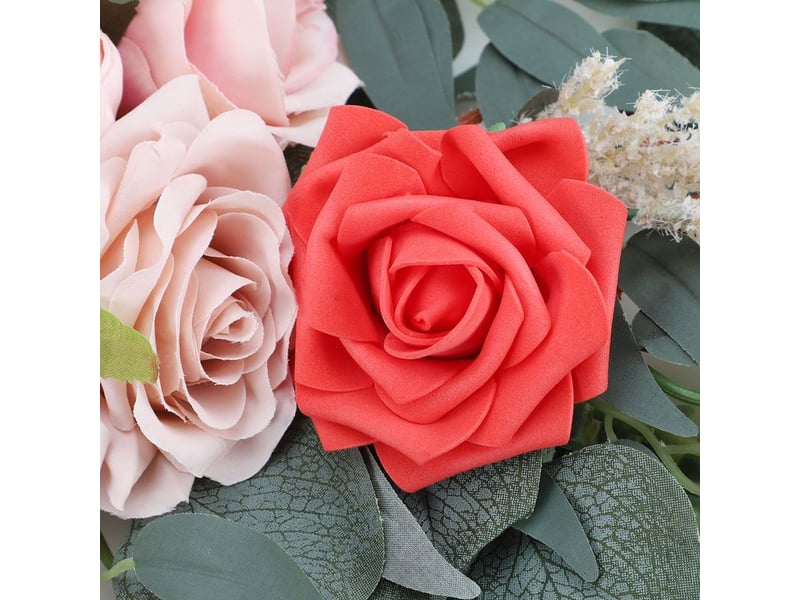  Arche de mariage fleurs artificielles décoration de cérémonie nuptiale  - Conforama D