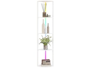 Lampadaire led rgb avec étagère, intensité réglable sur 5 niveaux, changement de couleur, télécommande