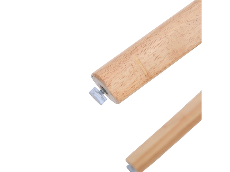  Lot de 2 tabourets de bar pivotants 360° gris en tissu, dossier en paille et assise rembourrée confortable  - Conforama D