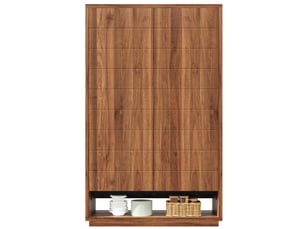 Buffet 2 porte(s)  0 tiroir(s) OKWISH  - 100 cm coloris marron 