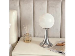 Lampe de table – ambiance pour chambre, restaurant et bar, lumière d'appoint décorative-blanc