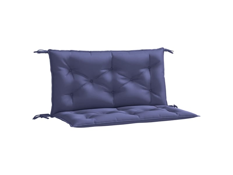  Lot de 2 coussins de banc de jardin, coussins d'assise bleu marine tissu oxford cf58645  - Conforama A