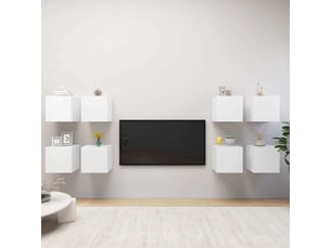 Meuble tv coloris blanc  <strong></strong>  <strong></strong>