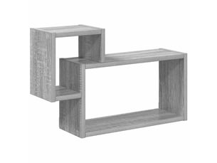 Étagère flottante, étagère suspendue montage mural sonoma gris 55 x 15 x 35 cm cf42577
