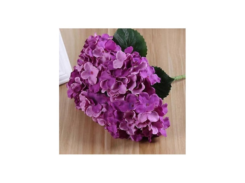  Pièce de 5 têtes de fausses fleurs en plastique inaltérable et anti-chutebleu  - Conforama E