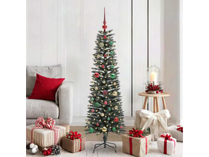 Sapin de noël artificiel, arbre de noël vert 150 cm pvc, plastique et acier shl2780