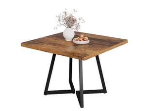Table à manger pour 4 personnes, table avec pied métallique table de salle à manger en bois