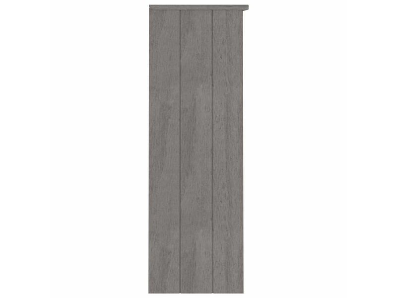  Dessus de buffet - bahut - meuble de rangement hamar gris clair 85x35x100 cm bois de pin  - Conforama D