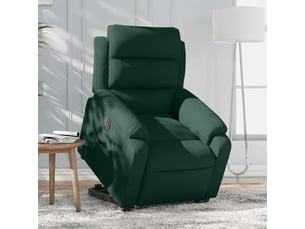 Fauteuil fixe   Velours vert