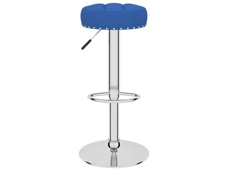  Lot de 2 tabouret de bar, chaise de bar bleu tissu shl44020  - Conforama C