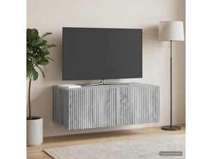 Meuble tv coloris gris 78.5 cm <strong></strong>  <strong></strong>