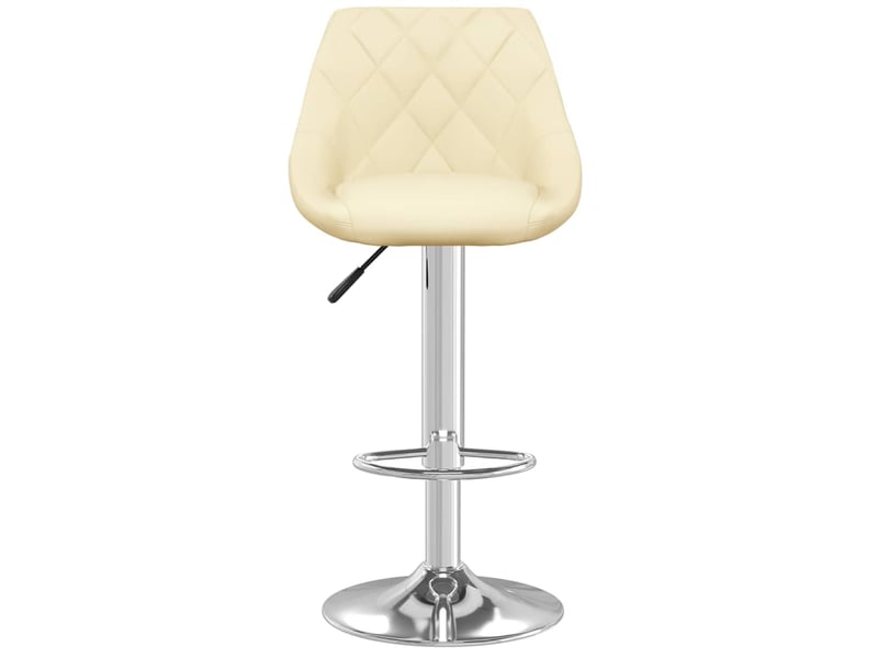  Lot de 2 tabouret de bar, chaise de bar crème similicuir shl89097  - Conforama D