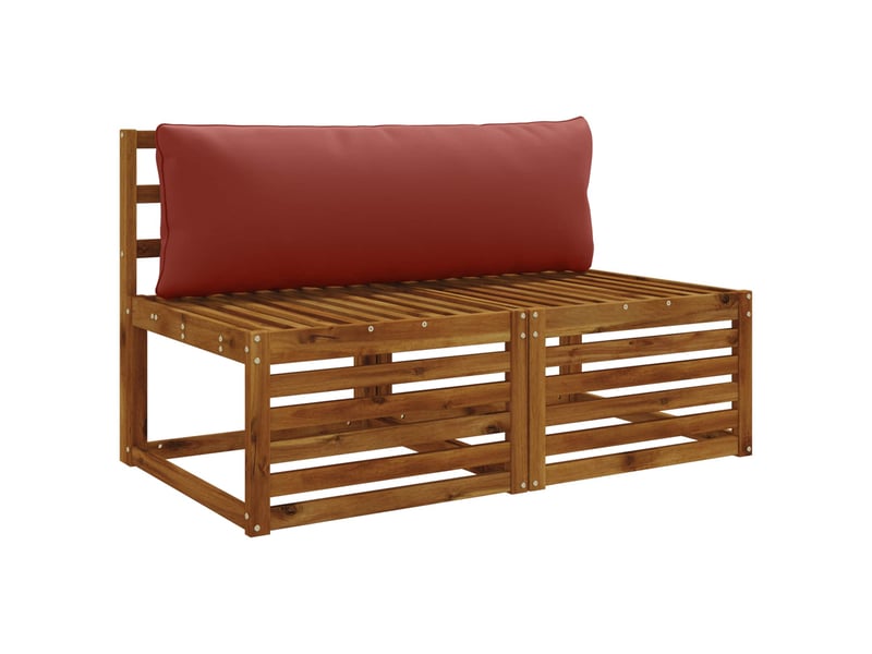  Coussin de dos, coussin de dossier 1 pièce putten 100 % polyester rouge cf54434  - Conforama C