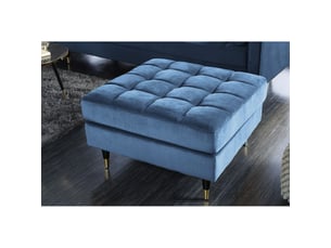 Pouf / repose pied <strong>PRICE FACTORY</strong> <strong></strong> bleu