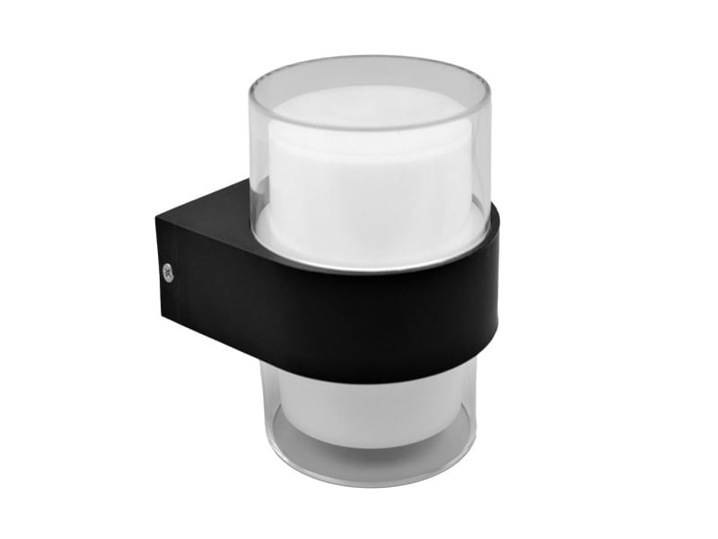  Applique extérieure fabrilamp beira coloris noir led intégrée 8 w 500 lm 3000 k ip44 13,5 x 9,4 x 10,5 cm 234161209 - Conforama A