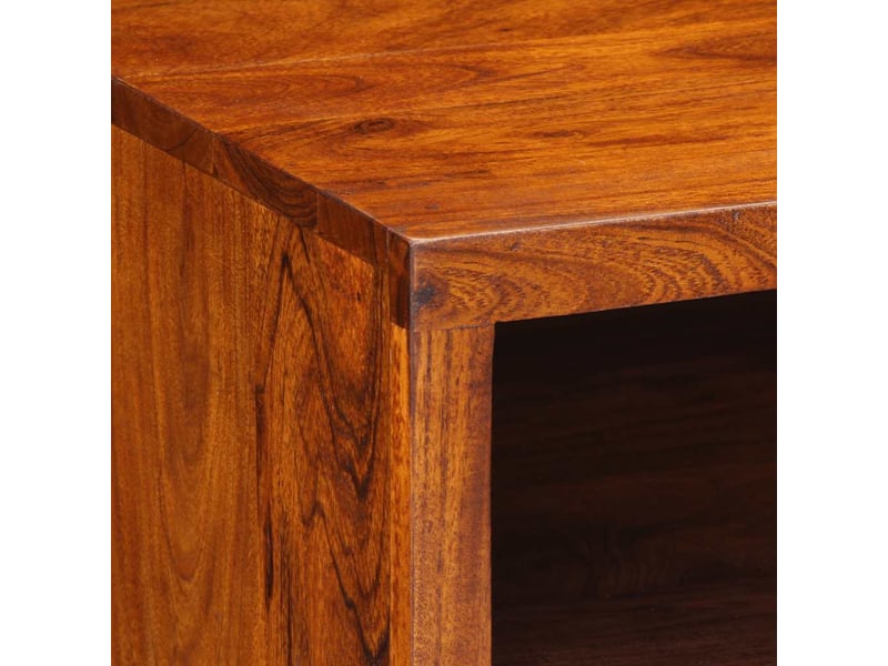  Table basse | table d'appoint salon 90x50x40 cm bois d'acacia massif  - Conforama E