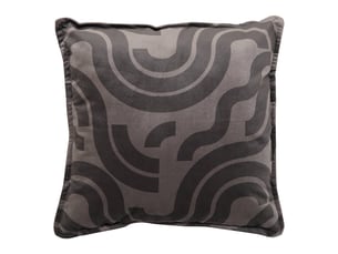 Coussin lilou carré 45x45cm gris