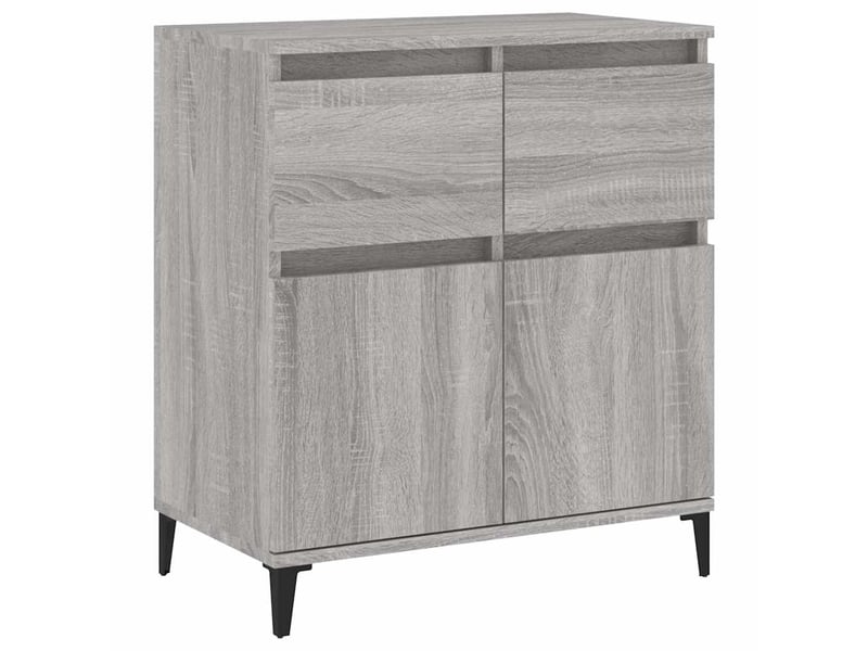  Buffet - bahut - meuble de rangement sonoma gris 60x35x70 cm bois d'ingénierie  - Conforama A