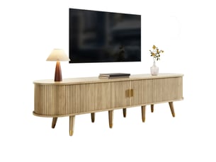 Meuble tv coloris beige 175 cm <strong></strong> <strong></strong>