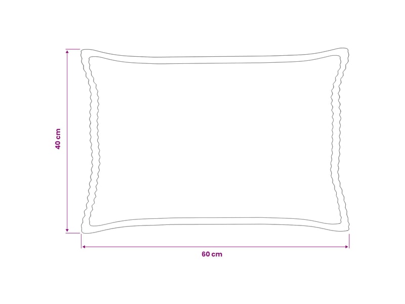 Lot de 6 housses de coussin houten jaune 40 x 60 cm velours côtelé cf49838 - Conforama E