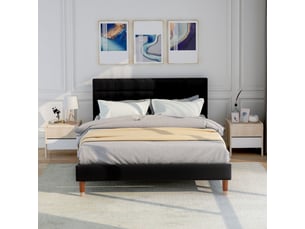 Lit 2 places 140x200 cm REDOM coloris noir