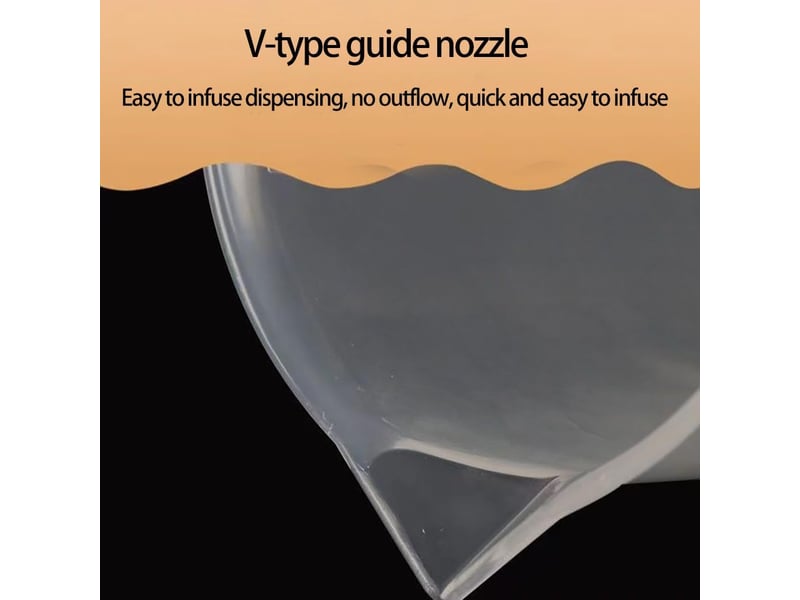  Lot de 6 doseur plastique 2550100150250500ml bécher gradué tasses à mesurer résistant à la chaleur transparent pour test en laboratoire  - Conforama C
