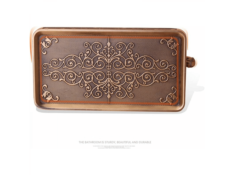  Porte-papier toilette mural 2 en 1 style vintage, bronze antique  - Conforama D