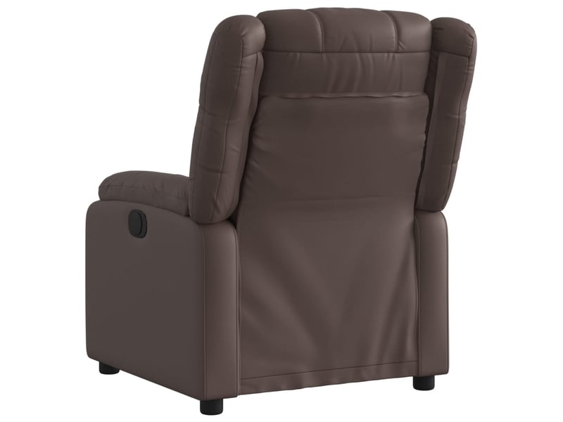  Fauteuil inclinable électrique, fauteuil relax salon marron similicuir shl27573  - Conforama E