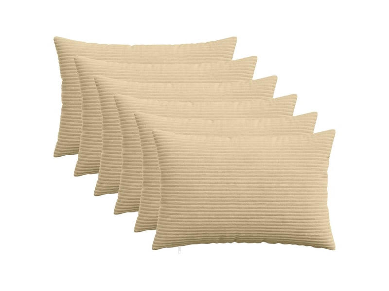Lot de 6 housses de coussin heerlen vert gris 40 x 60 cm cf49786 - Conforama B