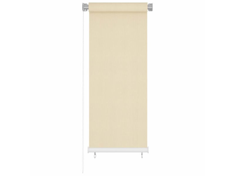 Store enrouleur, store roulant d'extérieur couleur crème 65 (l) x 140 (h) cm hdpe cf47428 - Conforama A